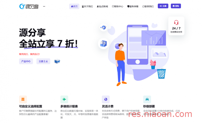 智简魔方业务 V10 模板 | YFX_One-V1.0.0-鸟安资源网